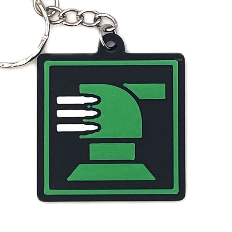 Square Stratagem Keychain Inspired By Helldivers - Cool Gaming Stuff