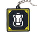 Square Stratagem Keychain Inspired By Helldivers - Cool Gaming Stuff