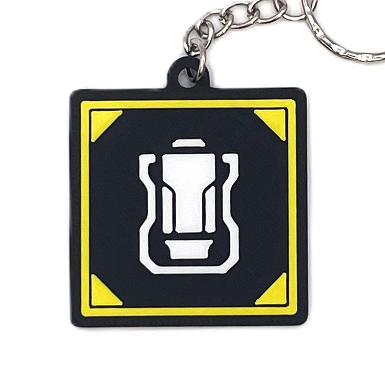 Square Stratagem Keychain Inspired By Helldivers - Cool Gaming Stuff