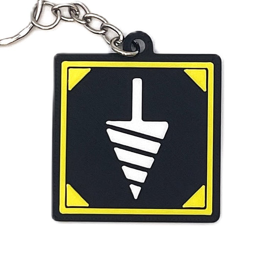 Square Stratagem Keychain Inspired By Helldivers - Cool Gaming Stuff