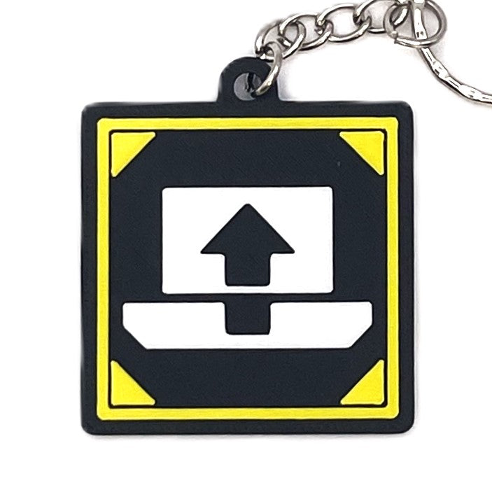 Square Stratagem Keychain Inspired By Helldivers - Cool Gaming Stuff