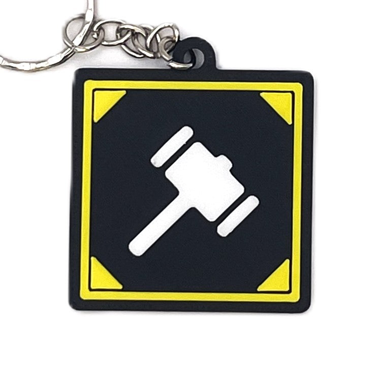 Square Stratagem Keychain Inspired By Helldivers - Cool Gaming Stuff