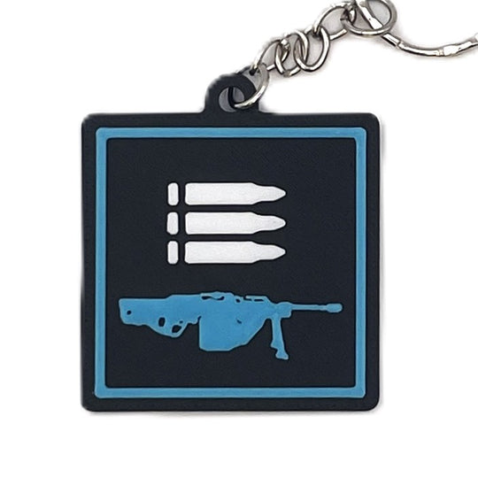 Square Stratagem Keychain Inspired By Helldivers - Cool Gaming Stuff