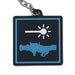 Square Stratagem Keychain Inspired By Helldivers - Cool Gaming Stuff