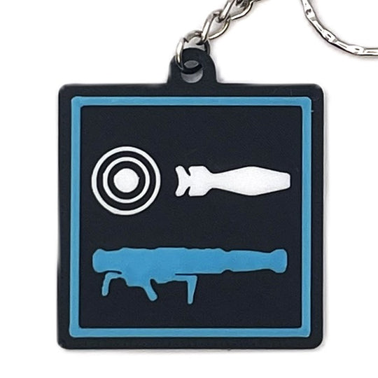 Square Stratagem Keychain Inspired By Helldivers - Cool Gaming Stuff