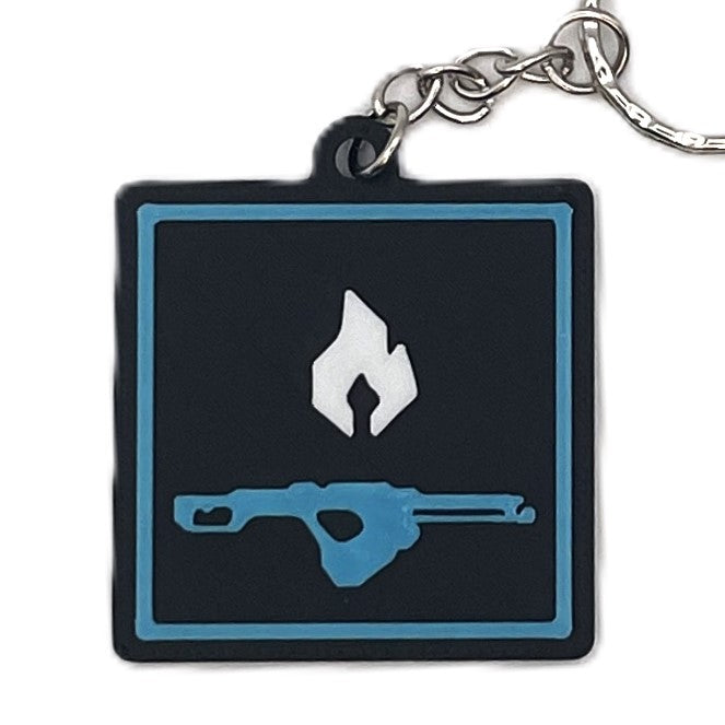 Square Stratagem Keychain Inspired By Helldivers - Cool Gaming Stuff