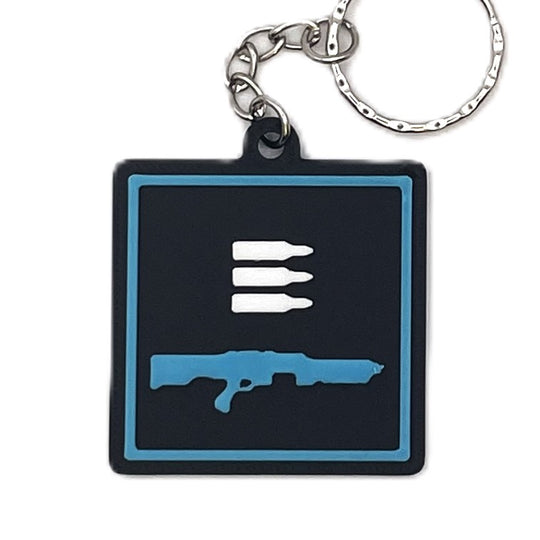 Square Stratagem Keychain Inspired By Helldivers - Cool Gaming Stuff