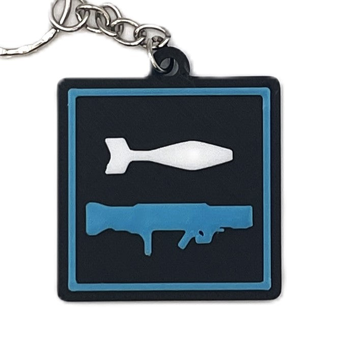 Square Stratagem Keychain Inspired By Helldivers - Cool Gaming Stuff