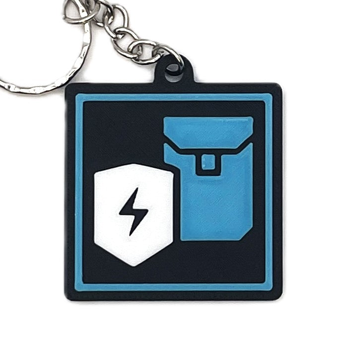 Square Stratagem Keychain Inspired By Helldivers - Cool Gaming Stuff