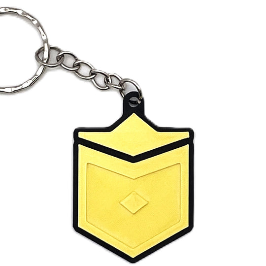 Rank Keychain Inspired From Helldivers - Cool Gaming Stuff