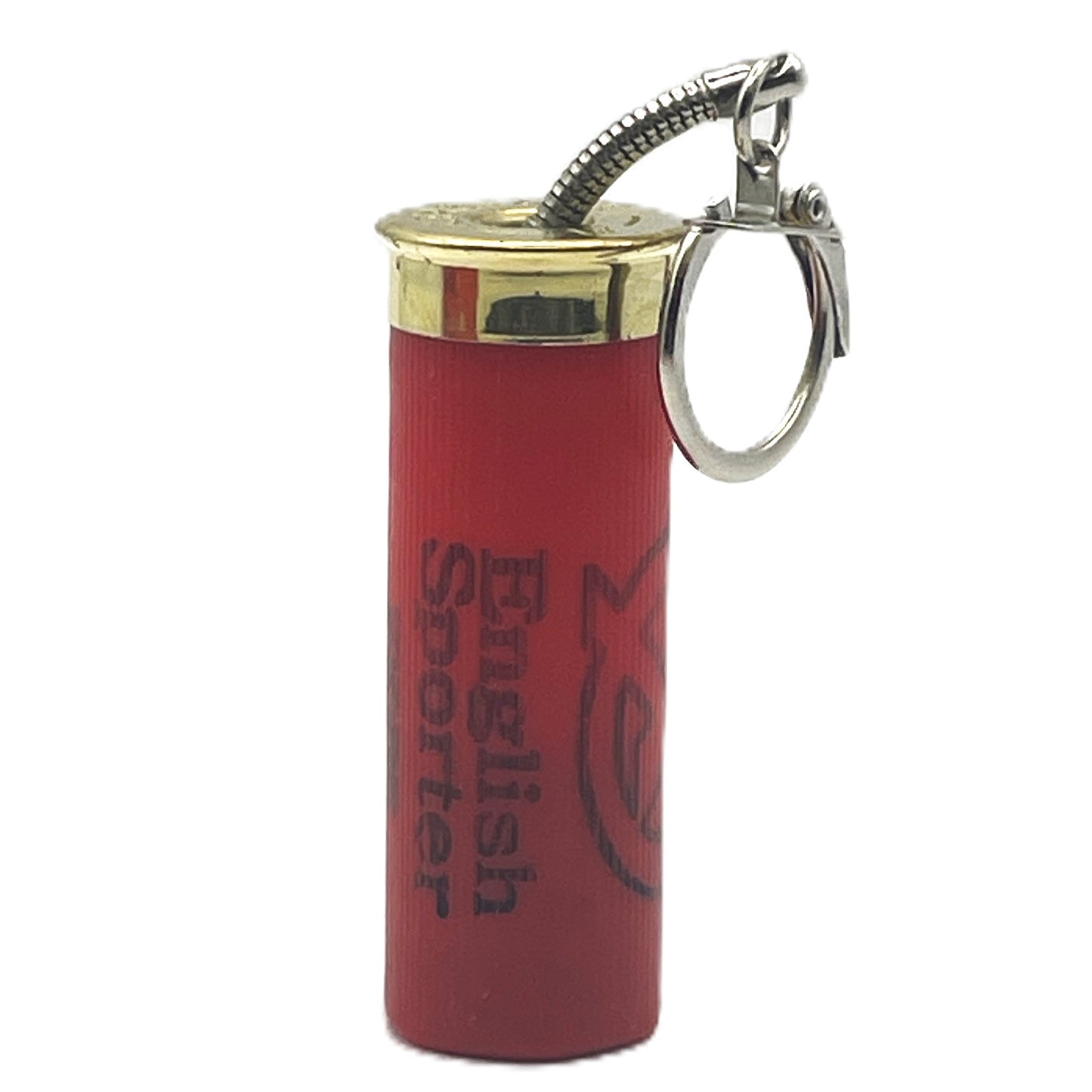 12 Bore Red Shotgun Shell Keyring & Inert Ammo