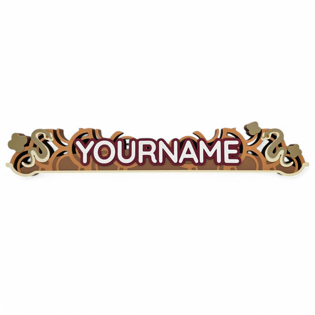 Custom New Year Snake Palia-Inspired Nameplates - Cool Gaming Stuff