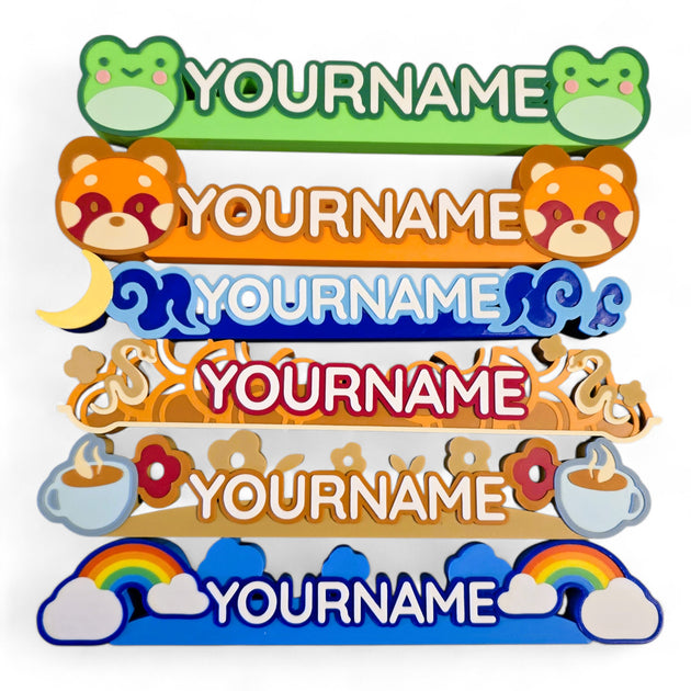 Custom Palia-Inspired Nameplates - Cool Gaming Stuff