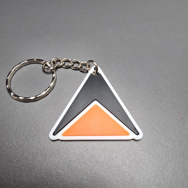Minimalist Alterra Logo Keyring – Embossed Subnautica Accessory