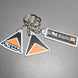 All Three Alterra Keyring Designs – Triangle and Rectangle Options