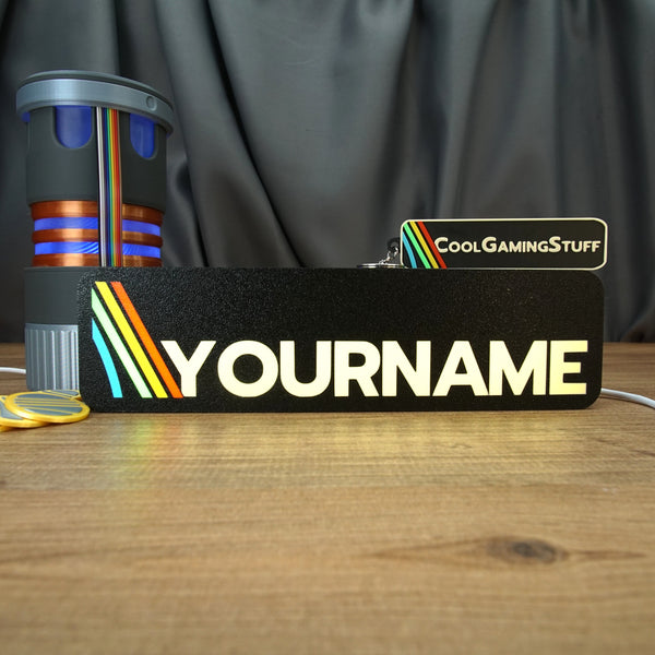 Personalized Arc Raiders gamer LED desk light