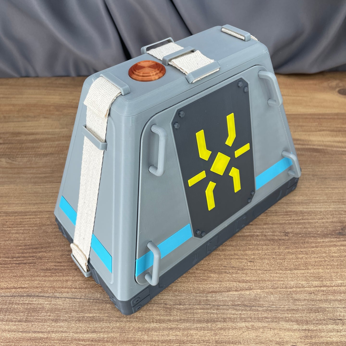 Detailed Arc Raiders MK2 prop with cloth accents