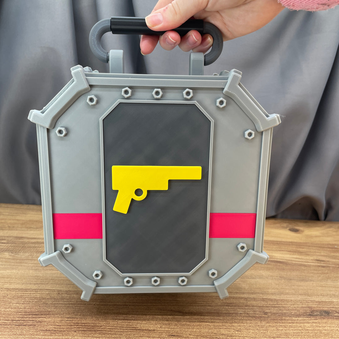 flanking augment box replica with functional latch