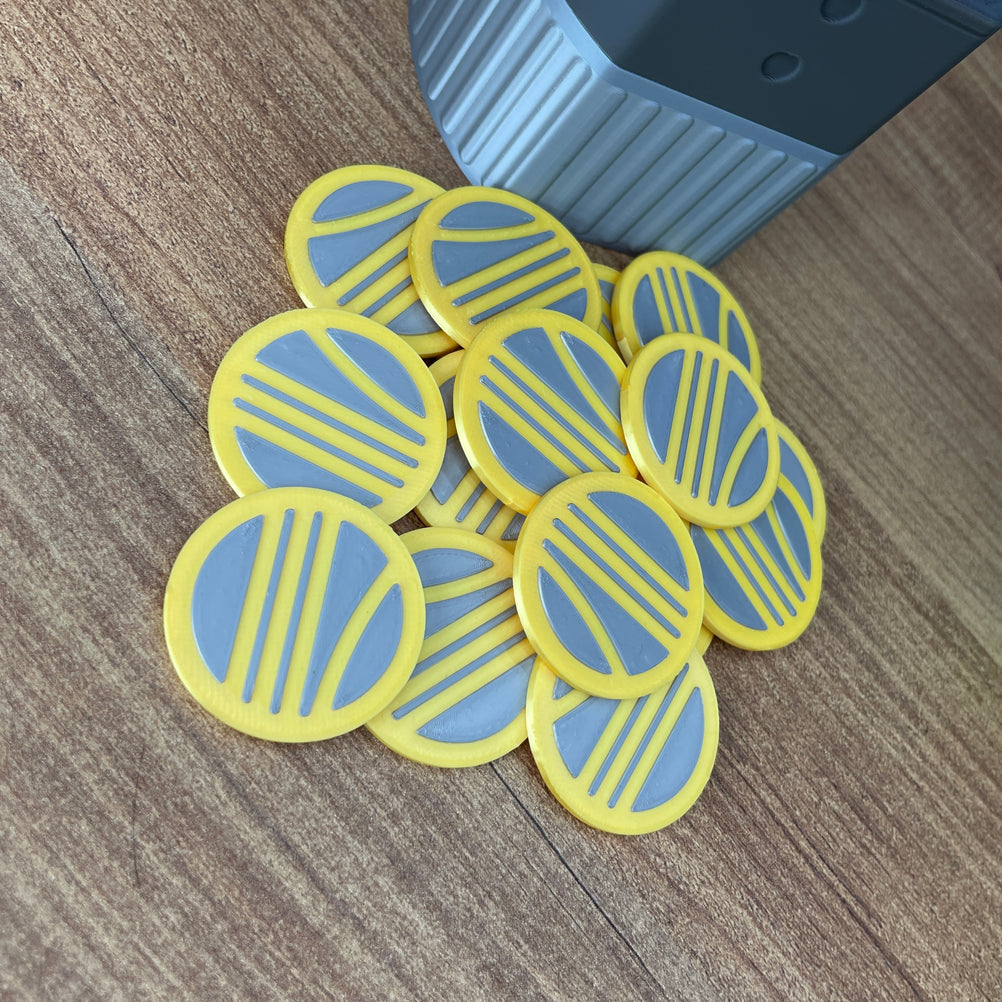 Coin Raoder Zvip Arc Raiders Token Coins | Gold & Silver 3D Printed Raider Tokens