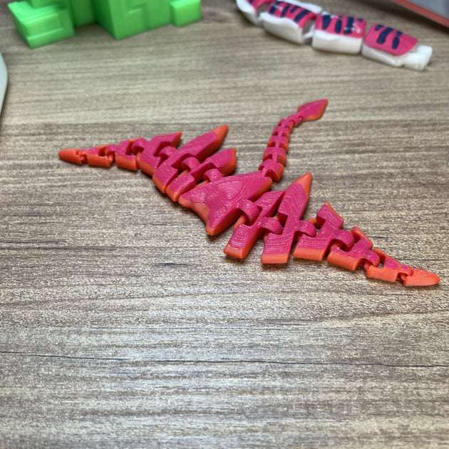 Crimson Ray creature figure for Subnautica fans