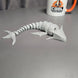 Large Grey Boneshark 3D Printed Toy – Articulated Figure
