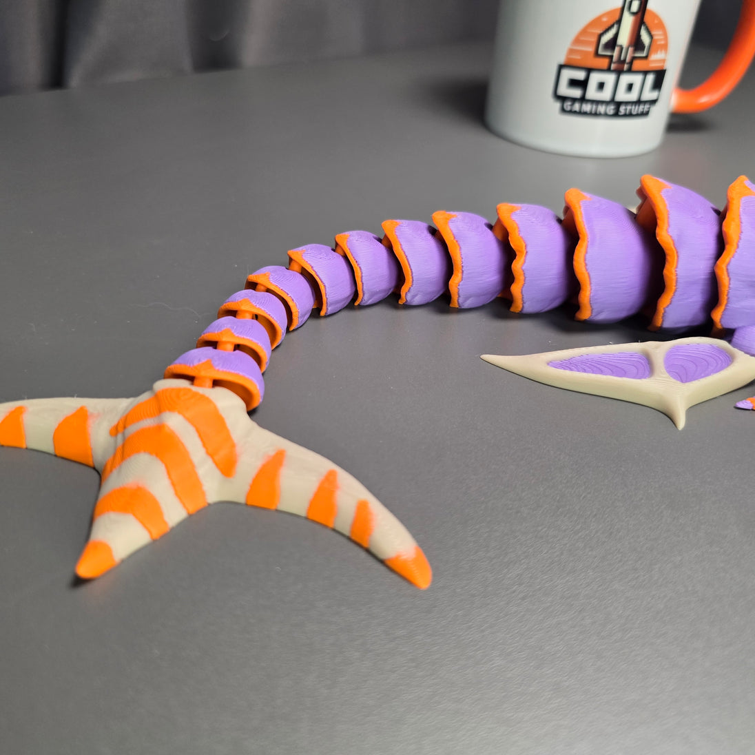 Small Full Colour Boneshark Toy – Subnautica Fan Model
