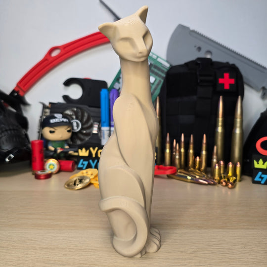 Cat Figurine Replica – Escape From Tarkov Cosplay Prop
