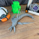Grey Chelicerate Articulated Toy – Subnautica Fan Model Top View
