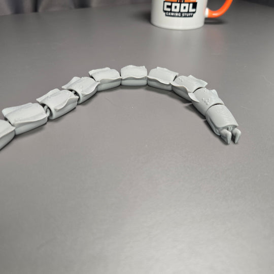 Grey Crabsnake Articulated Toy – Subnautica 3D Printed Model
