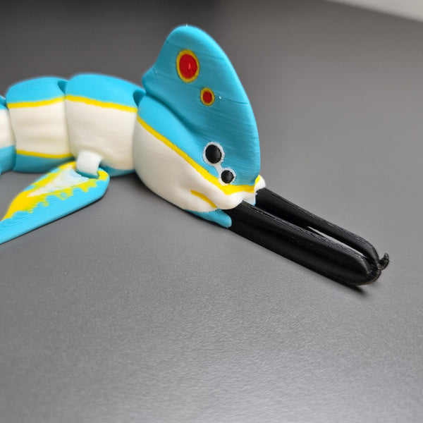 Full Colour Crested Reaper Leviathan Head – Subnautica Concept Fan Model