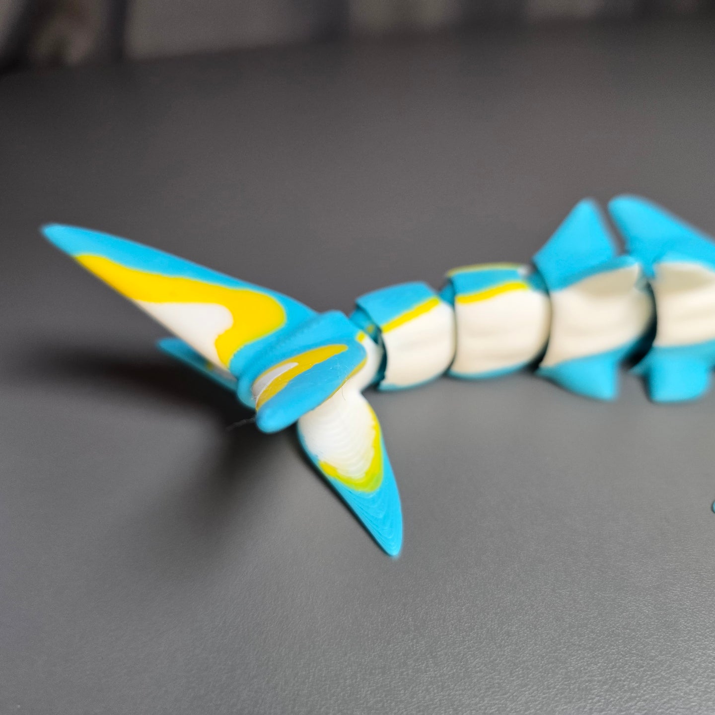 Full Colour Crested Reaper Leviathan Tail – Subnautica Concept Fan Model