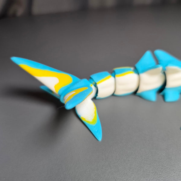 Full Colour Crested Reaper Leviathan Tail – Subnautica Concept Fan Model