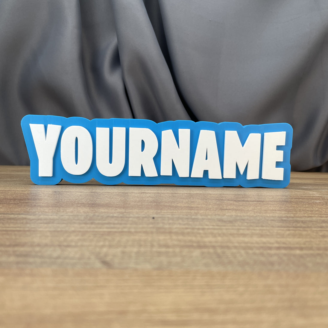 custom fortnite name sign 3d printed gaming decor