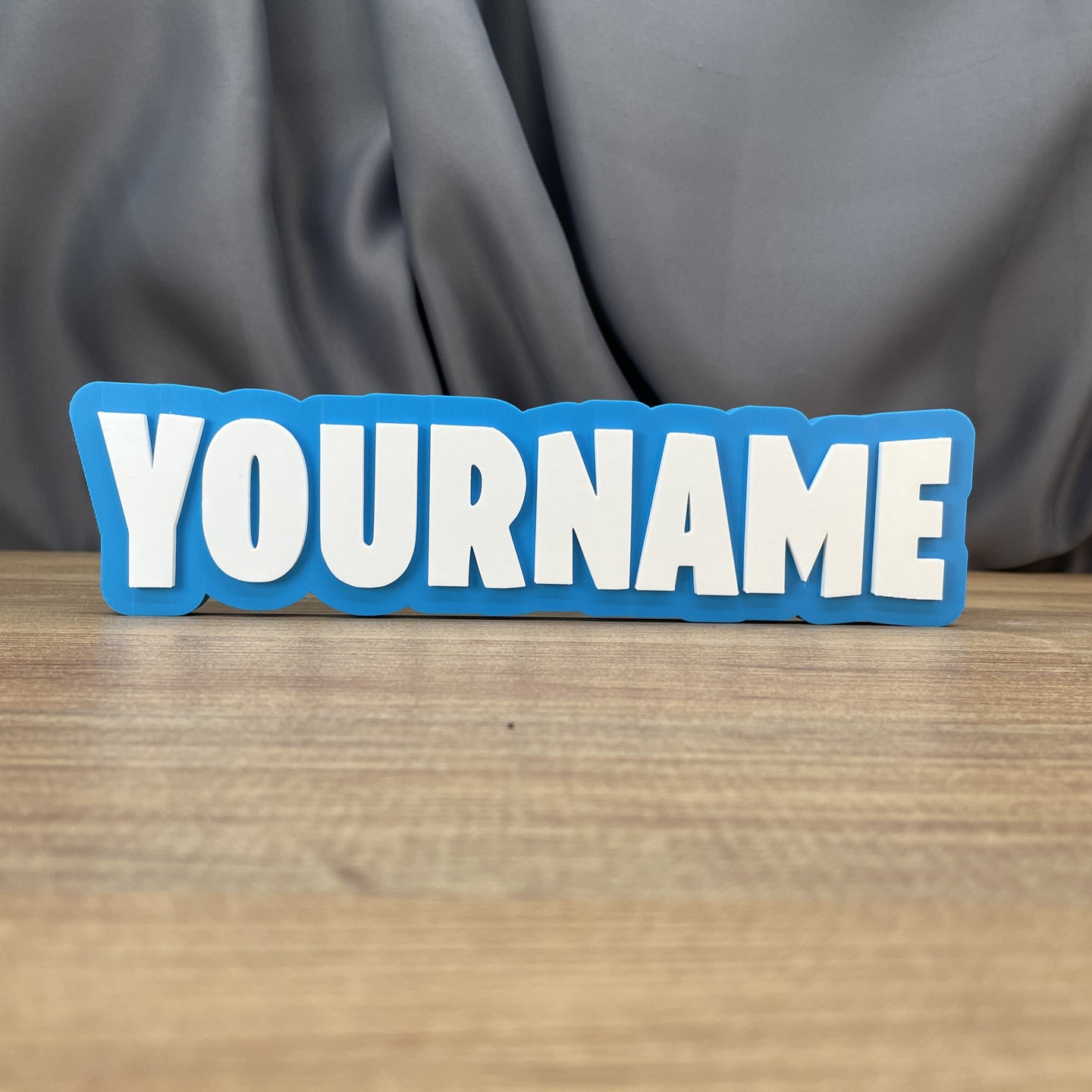 custom fortnite name sign 3d printed gaming decor