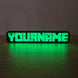 custom minecraft name sign usb powered light