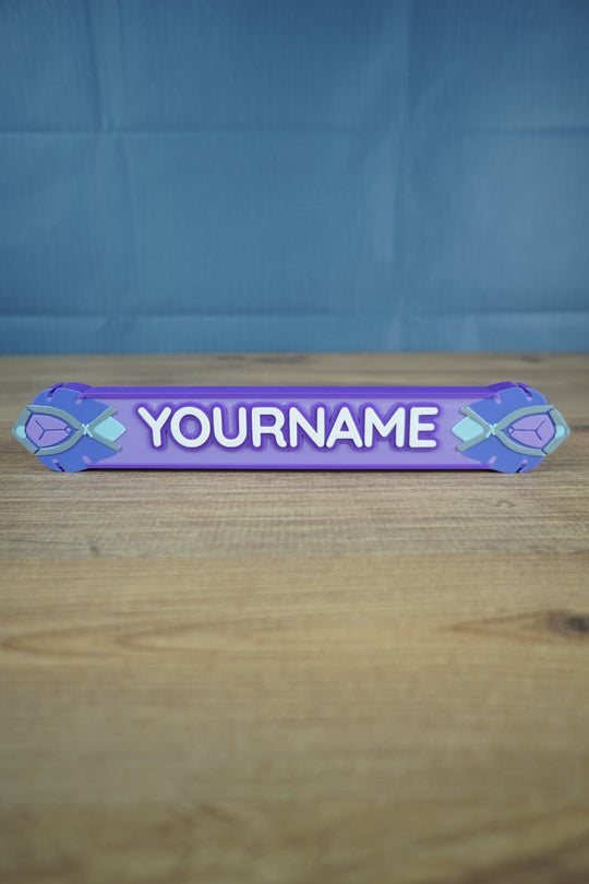 Custom Zendruu tree nameplate Palia inspired 3D printed sign