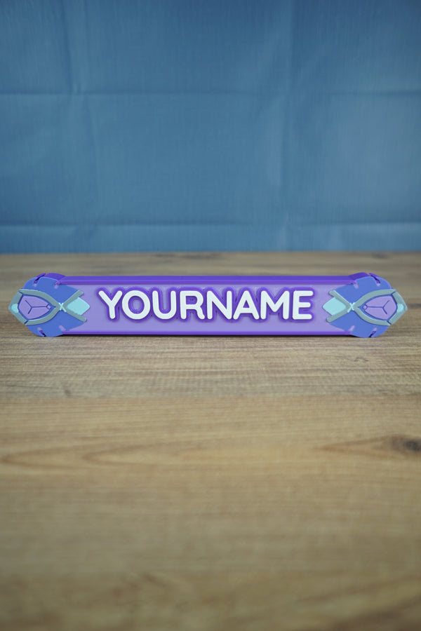 Custom Zendruu tree nameplate Palia inspired 3D printed sign