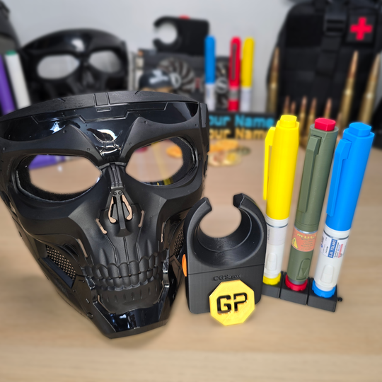 Death Shadow Mask Replica Front View – Escape From Tarkov Bundle