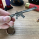 7cm metal MK47 rifle keyring collectible