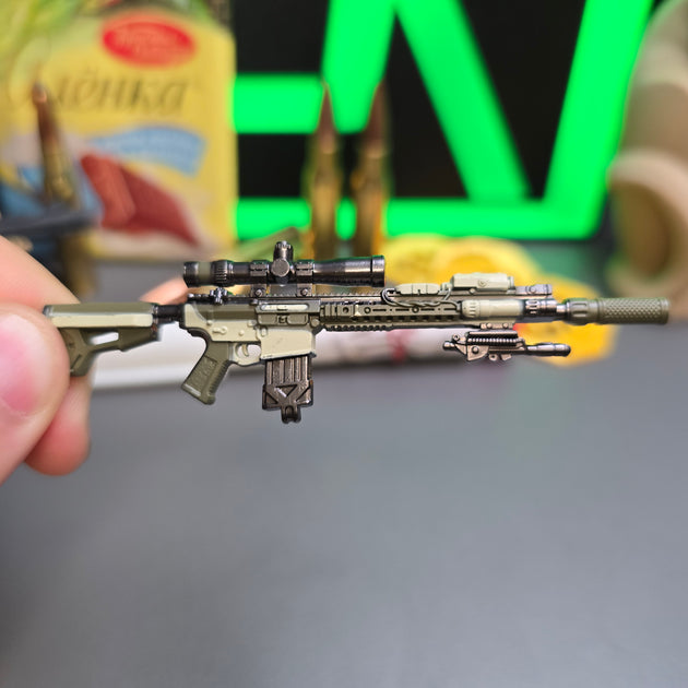 Escape From Tarkov keychain – SR-25 replica model

