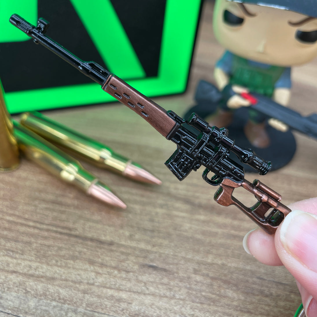 Escape From Tarkov SVDS sniper rifle keyring