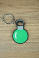 Factorio agricultural science flat keyring green design
