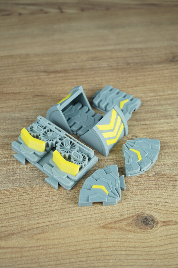 Full set of interlocking belts 