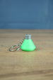 Factorio logistic science pack keyring light green flask