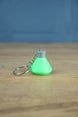 Factorio logistic science pack keyring light green flask