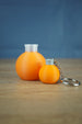 Factorio metallurgic science flask orange display model