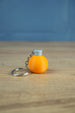 Factorio metallurgic science pack keyring orange flask