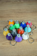Factorio science flask keyrings 3D printed collection