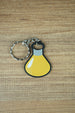 Factorio utility science flat keyring yellow design