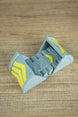 Close-up of Factorio yellow conveyor belt 3D printed model
